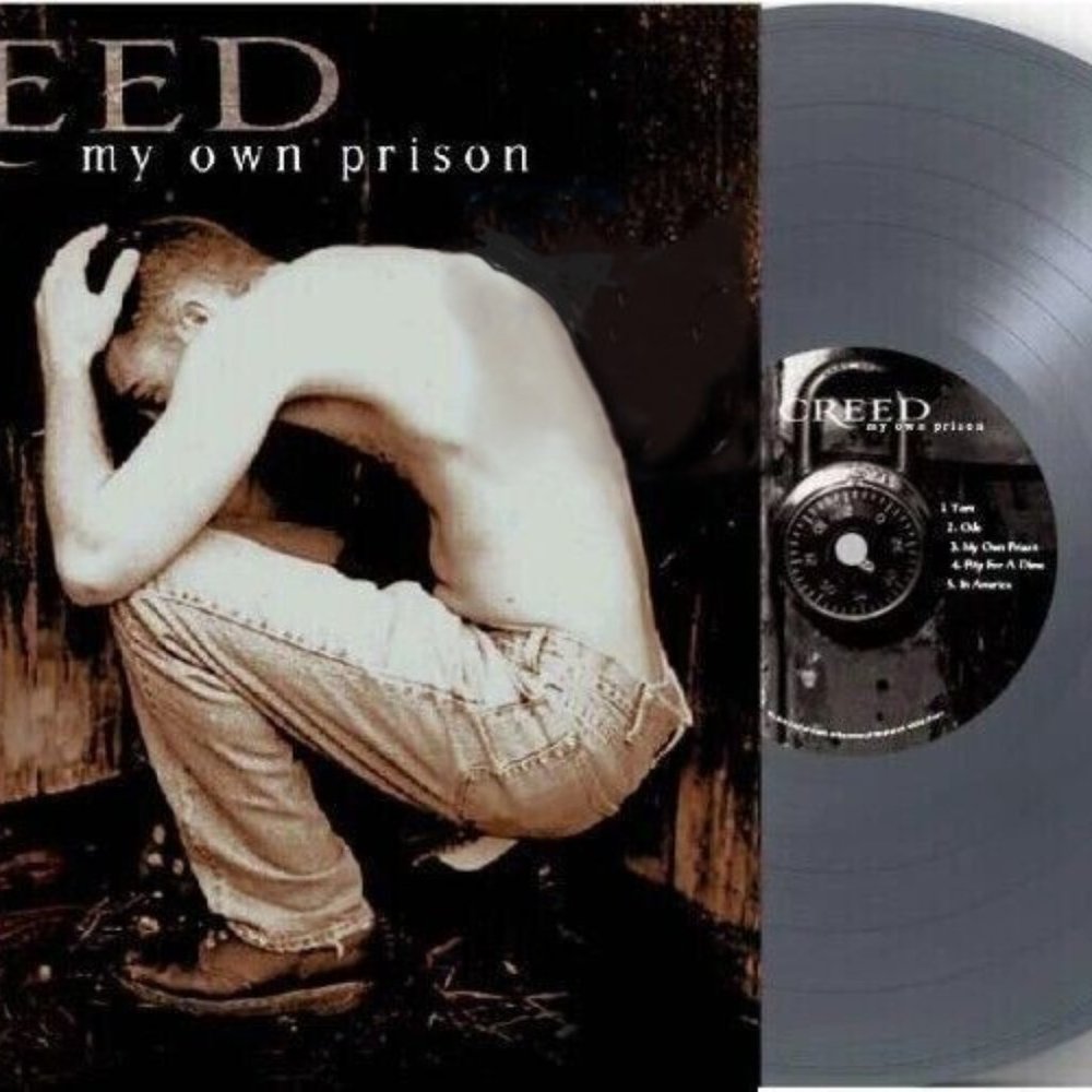 Creed My Own Prison LP ~ Exclusive Colored Vinyl (Metallic Silver) ~ New/Sealed!
